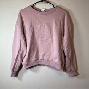 Sesame Street Blush Pink Elmo‎ Long Sleeve Sweater Size L